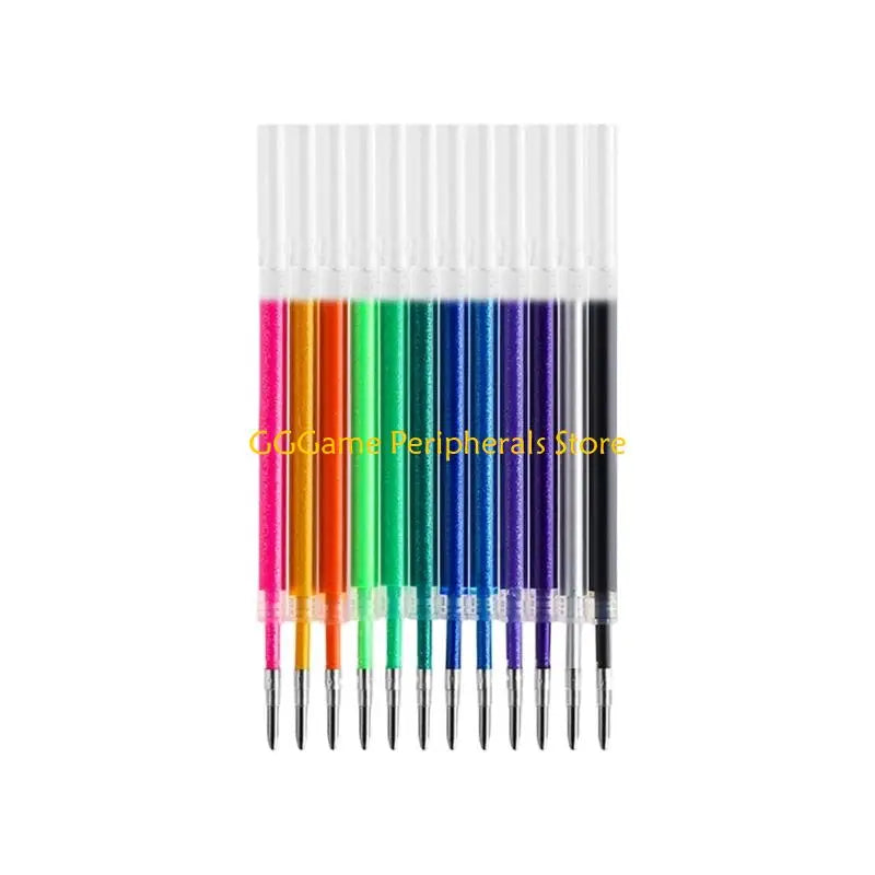U55B Sparkling Gel Inks Refill Cartridges 1.0MM For Scrapbooking Journal Art Drawing