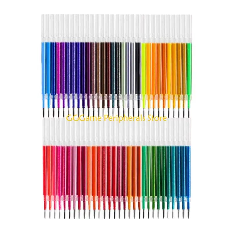 U55B Sparkling Gel Inks Refill Cartridges 1.0MM For Scrapbooking Journal Art Drawing