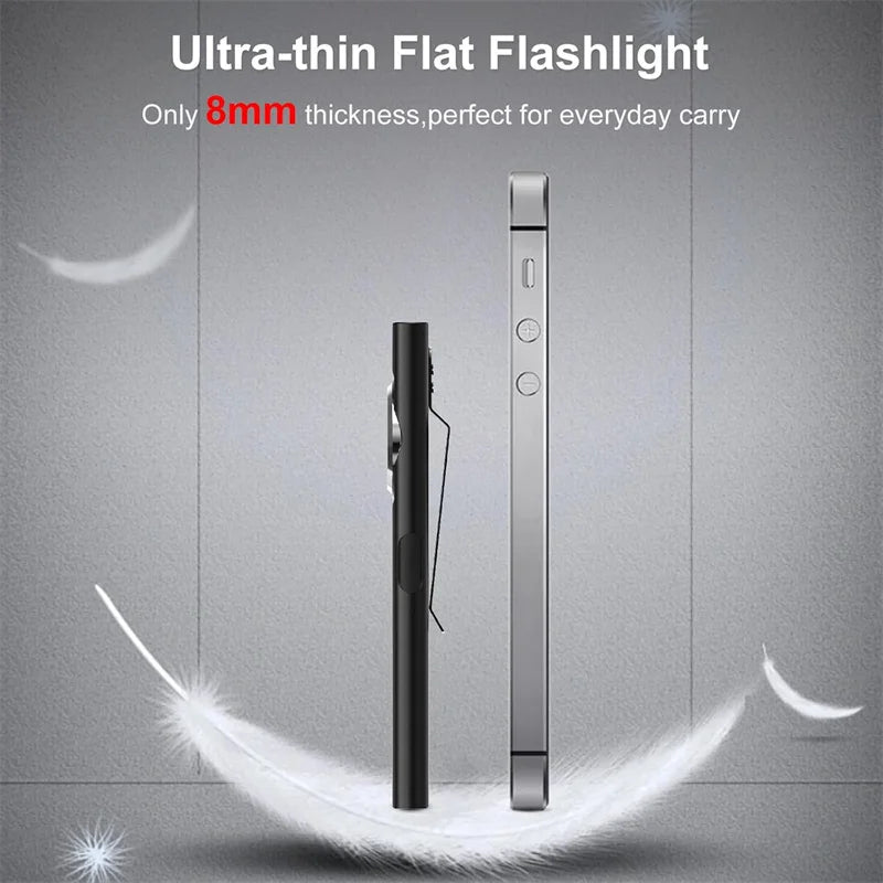 Powerful Mini Security flashing work light warning light strong light mini portable outdoor maintenance emergency EDC flashlight
