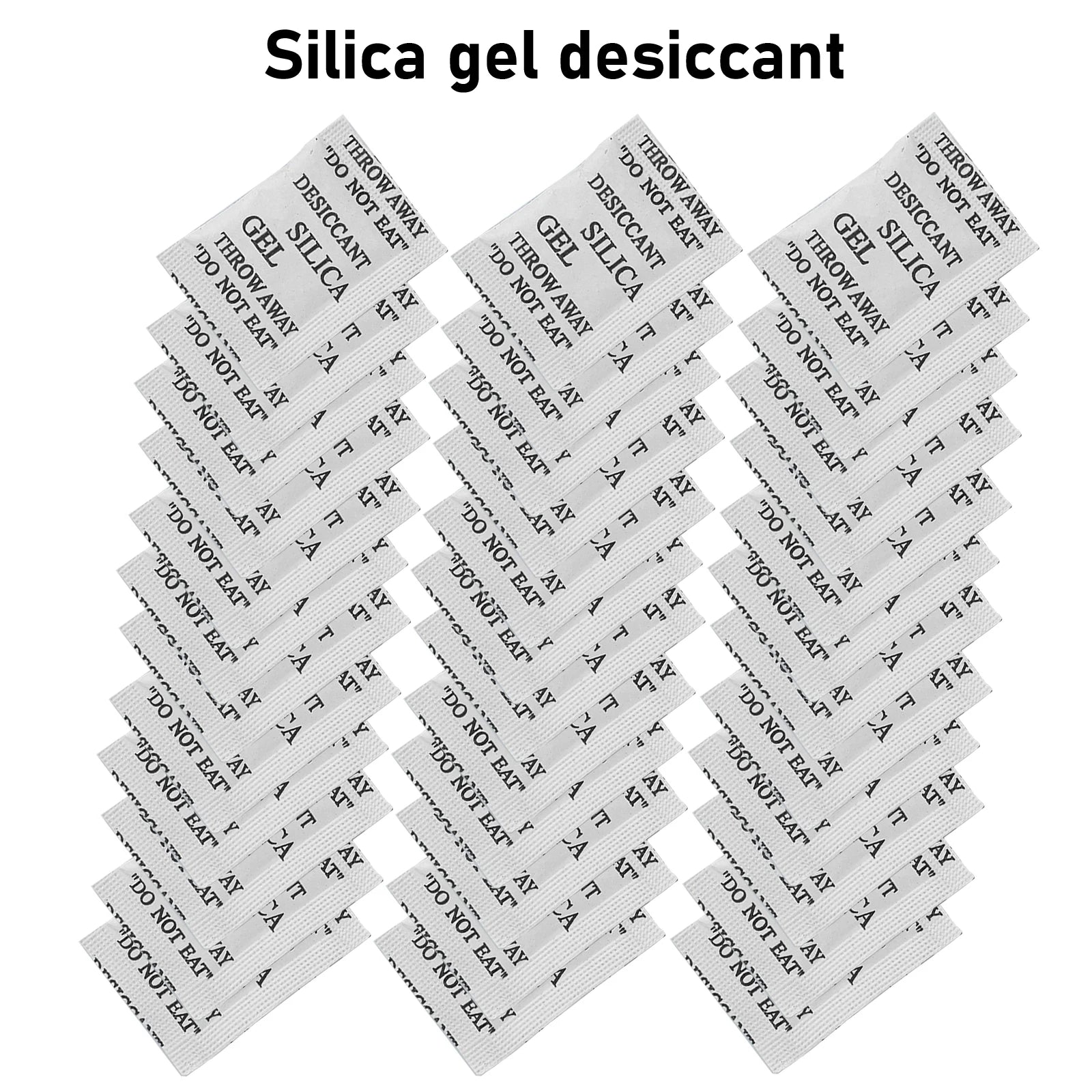 50 Packs 5g Non Toxic Nonwovens Silica Gel Desiccant Damp Kitchen Room Living Moisture Dehumidifier Absorber Bag