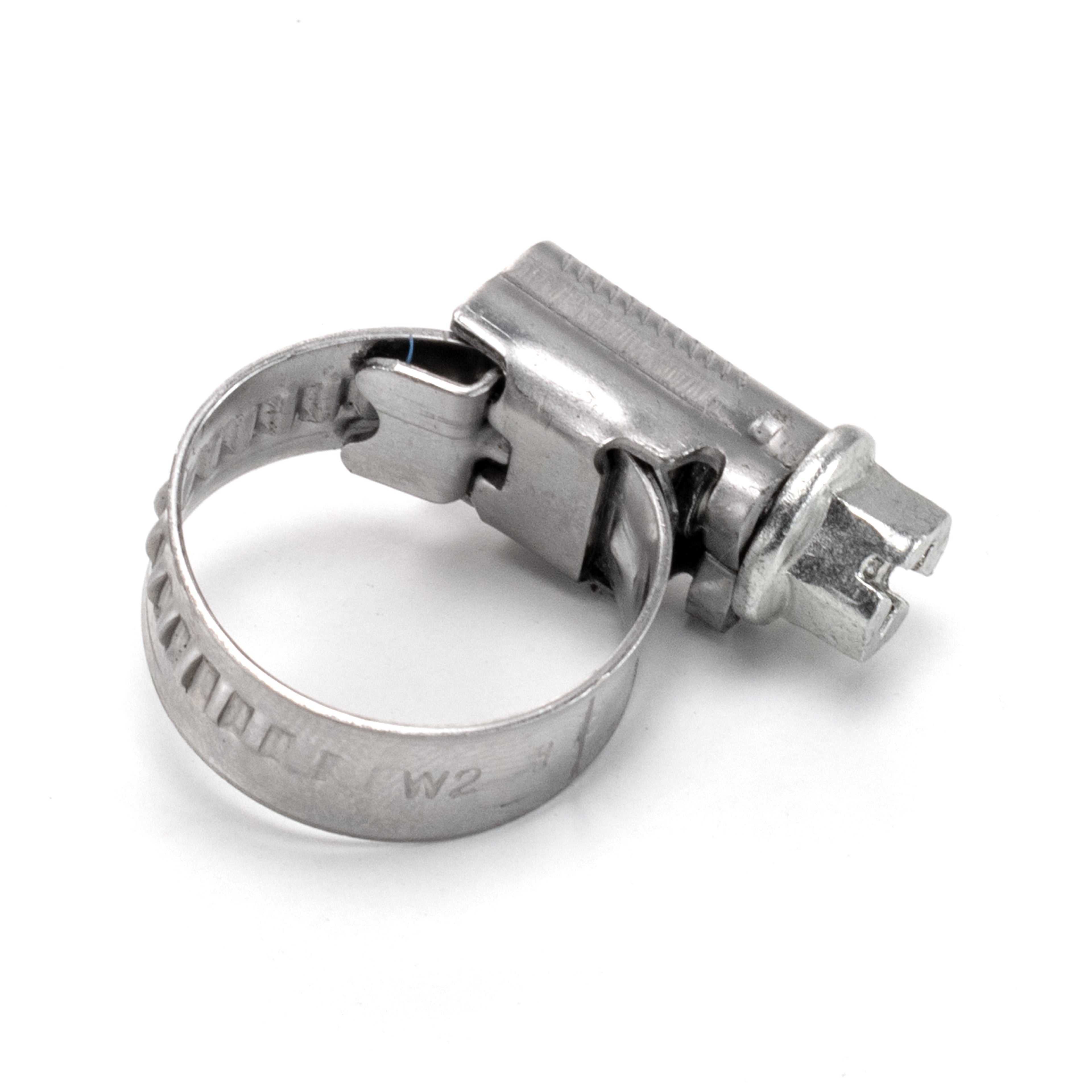 W2 Stainless Steel Hose Clips, 8mm - 12mm