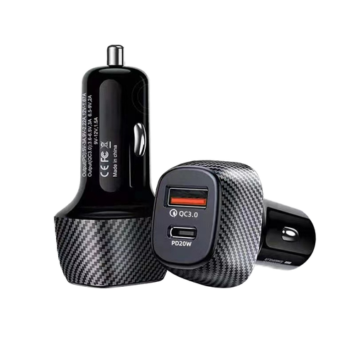 20W Dual-Port Car Charger