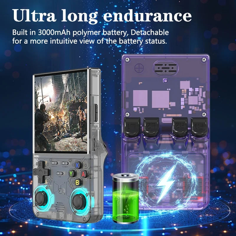 Handheld Games Console 4" IPS Linux 64G Retro Video Gaming WiFi Open Source