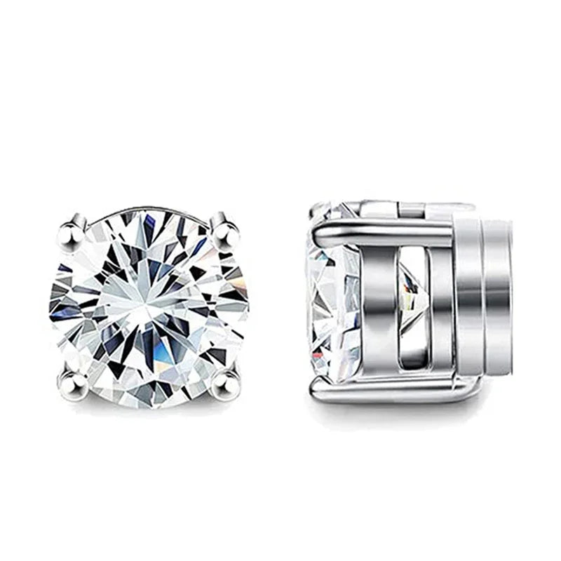 Magnetic Crystal Stud Earrings